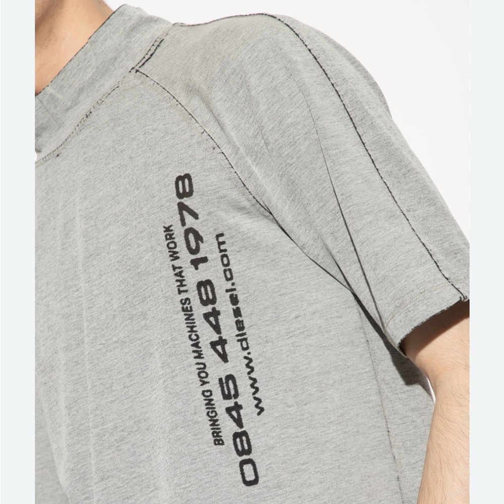 Diesel grey high neck shirt